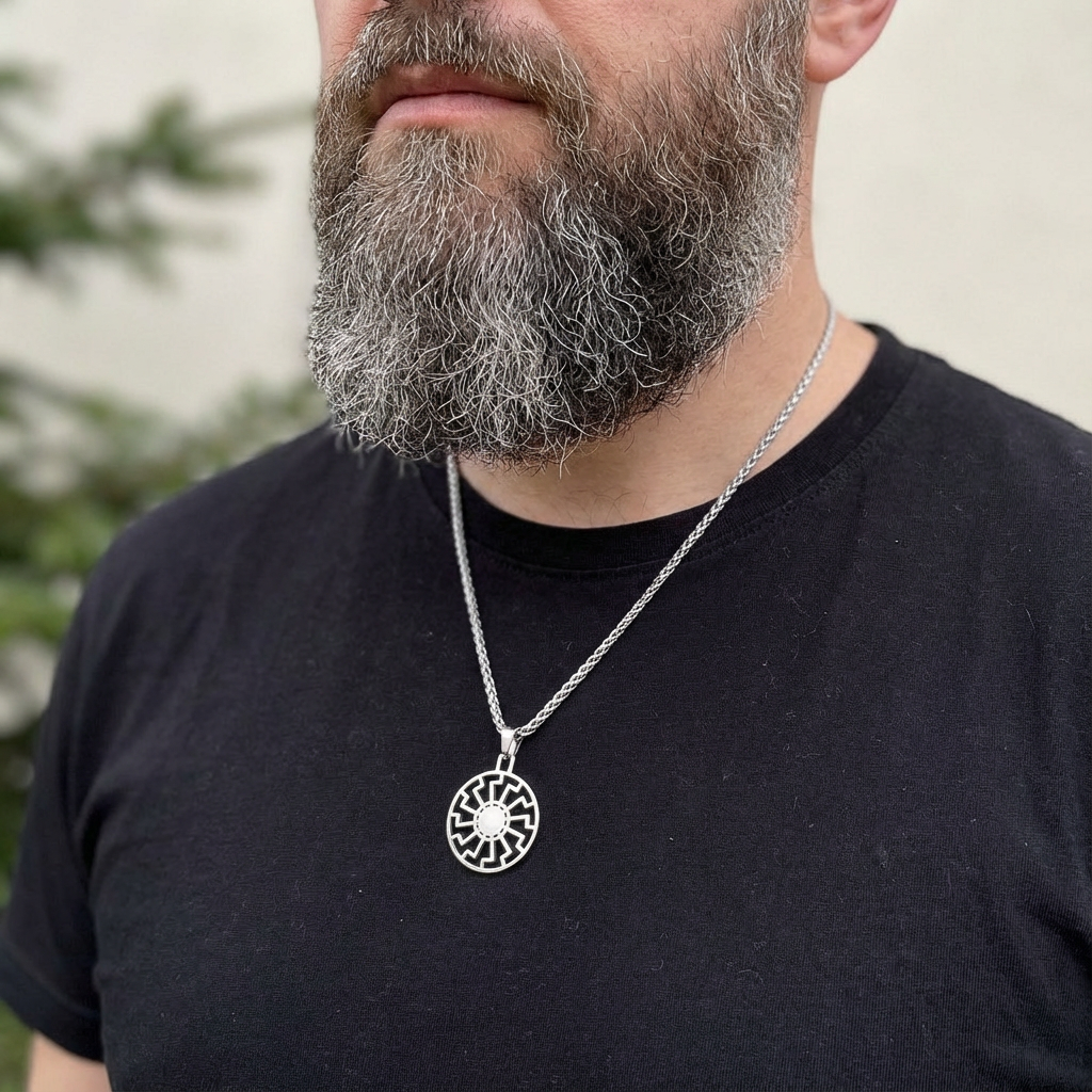 Schwarze Sonne Kette