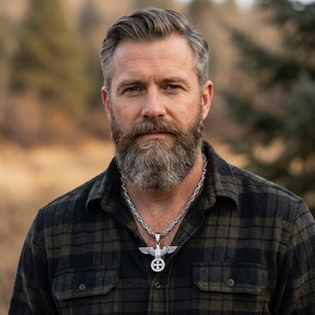 Königskette 5mm breit + 60cm lang Reichsadler Kette mit Eisernen
Kreuz aus Edelstahl